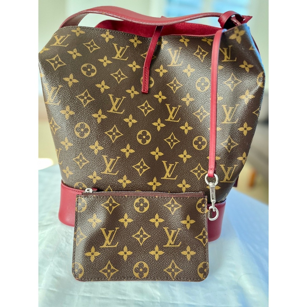 Louis Vuitton NN 14 GM Monogram Idole Ruby Red Bucket Bag Marc Jacobs 2014 Rcpt - Picture 4 of 16